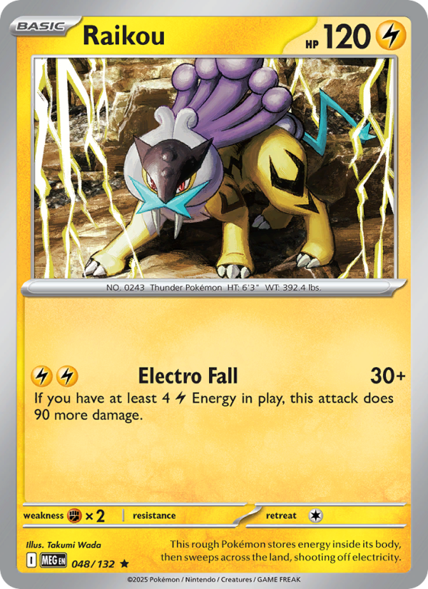 Raikou #048/132 | Mega Evolution | Pokémon TCG