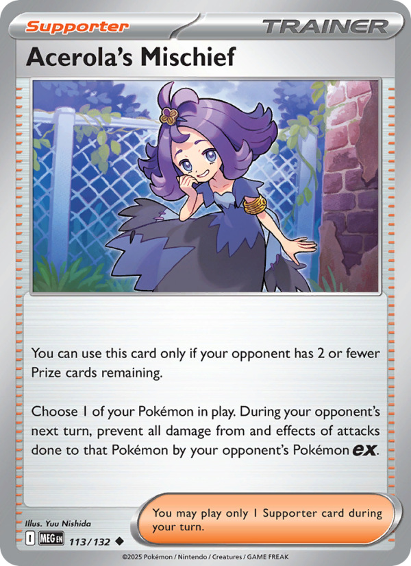Acerola's Mischief #113/132 | Mega Evolution | Pokémon TCG