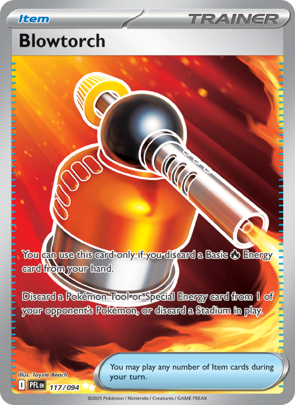 Blowtorch #117/094 | Phantasmal Flames | Pokémon TCG