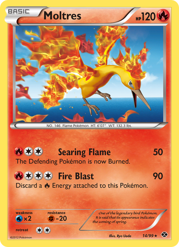 Moltres #014/094 | Phantasmal Flames | Pokémon TCG