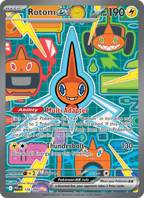 Rotom ex #126/094 | Phantasmal Flames | Pokémon TCG
