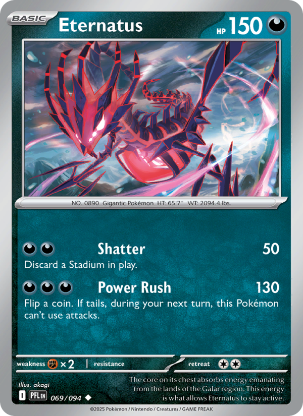 Eternatus #069/094 | Phantasmal Flames | Pokémon TCG