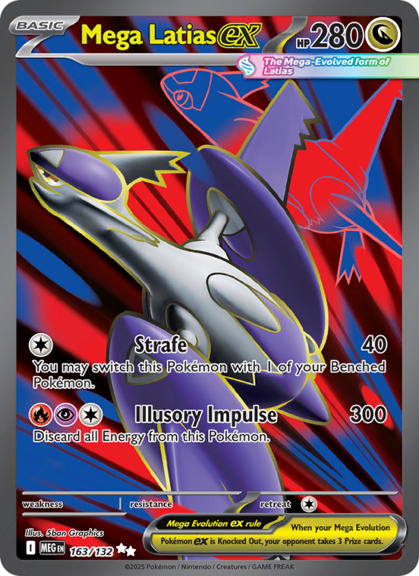 Mega Latias ex #163/132 | Mega Evolution | Pokémon TCG