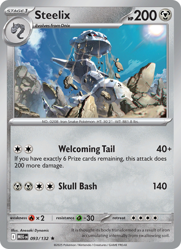 Steelix #093/132 | Mega Evolution | Pokémon TCG