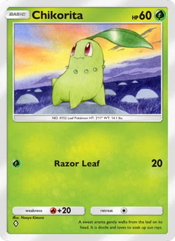 Chikorita #008/217 | Ascended Heroes | Pokémon TCG