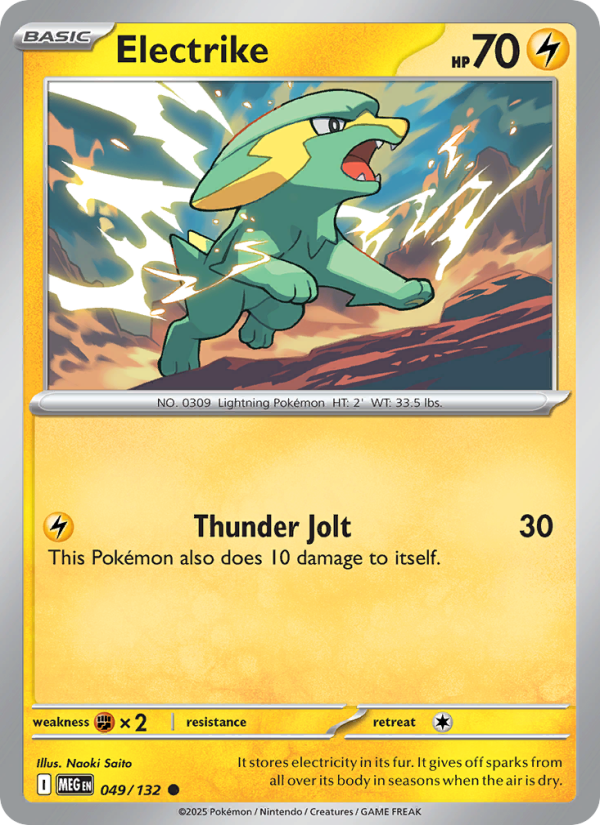 Electrike #049/132 | Mega Evolution | Pokémon TCG