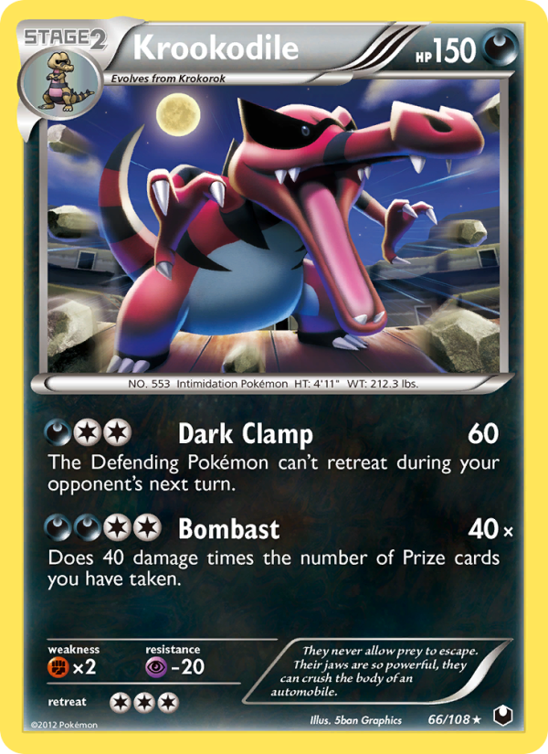 Krookodile #066/094 | Phantasmal Flames | Pokémon TCG