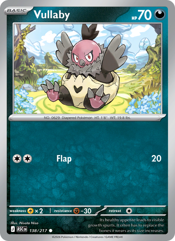 Vullaby #138/217 | Ascended Heroes | Pokémon TCG