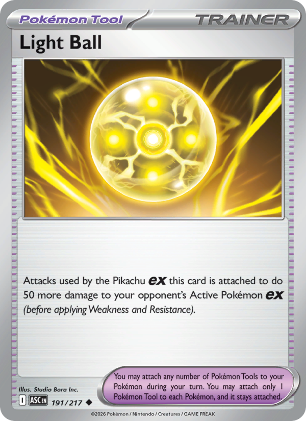 Light Ball #191/217 | Ascended Heroes | Pokémon TCG