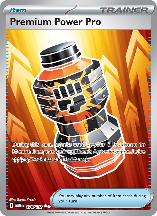 Premium Power Pro #174/132 | Mega Evolution | Pokémon TCG