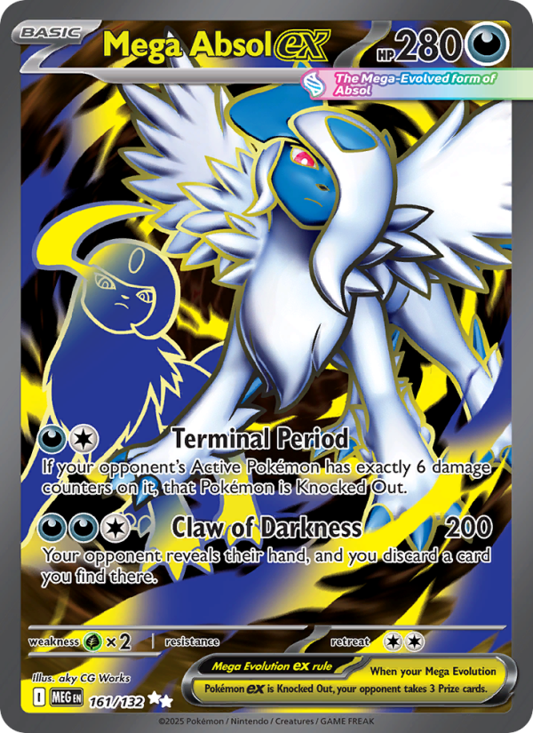 Mega Absol ex #161/132 | Mega Evolution | Pokémon TCG