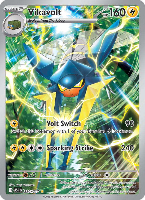 Vikavolt #230/217 | Ascended Heroes | Pokémon TCG