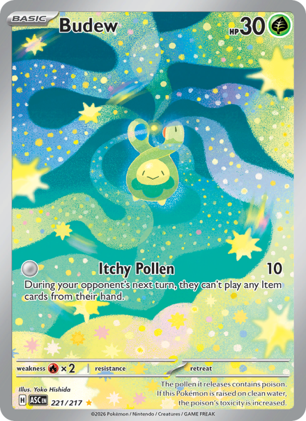 Budew #221/217 | Ascended Heroes | Pokémon TCG
