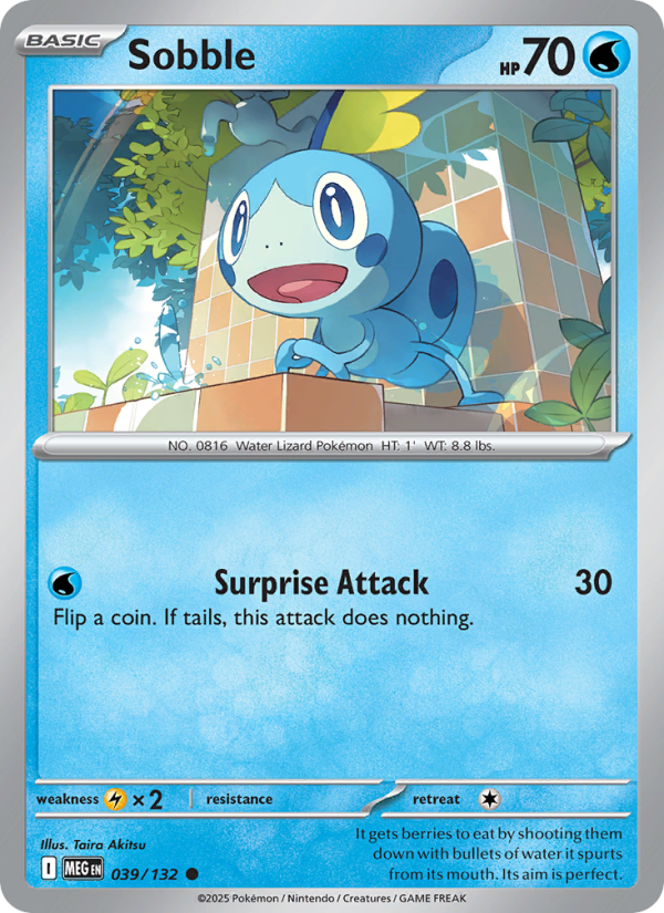 Sobble #039/132 | Mega Evolution | Pokémon TCG