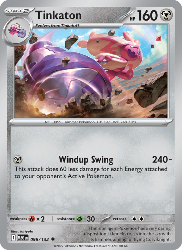 Tinkaton #098/132 | Mega Evolution | Pokémon TCG