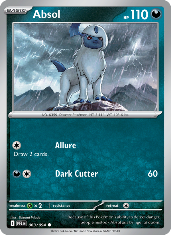 Absol #063/094 | Phantasmal Flames | Pokémon TCG