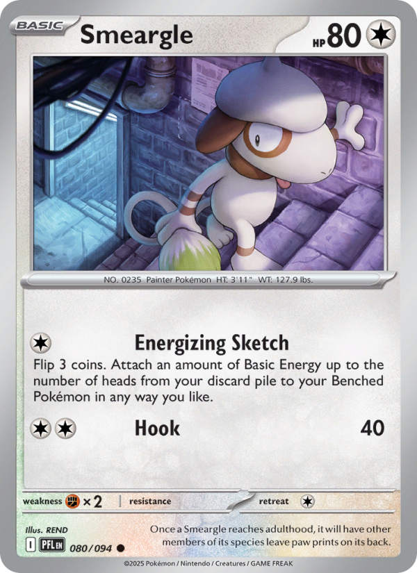Smeargle #080/094 | Phantasmal Flames | Pokémon TCG