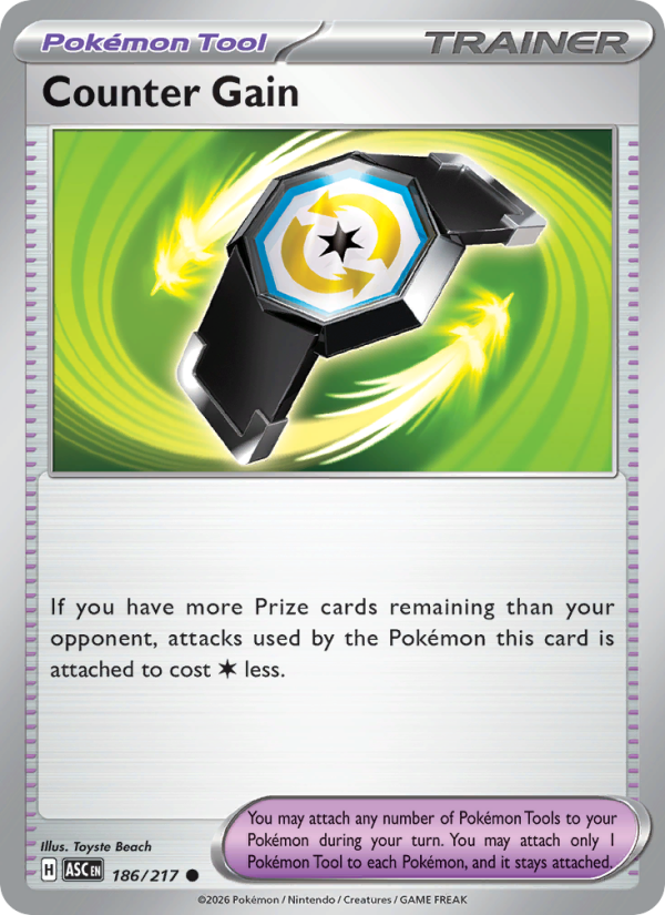 Counter Gain #186/217 | Ascended Heroes | Pokémon TCG