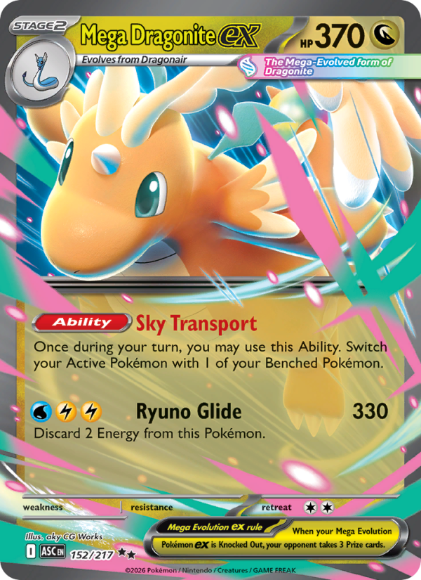 Mega Dragonite ex #152/217 | Ascended Heroes | Pokémon TCG