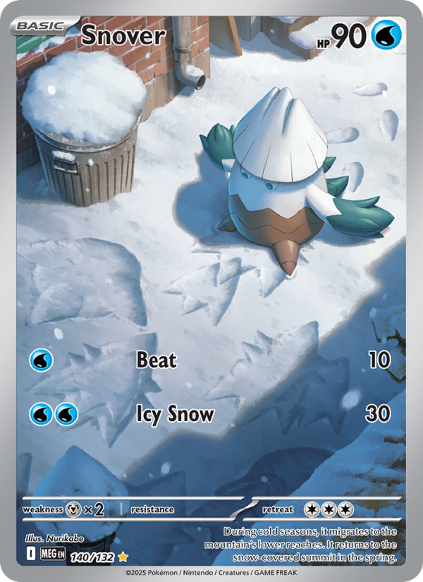 Snover #140/132 | Mega Evolution | Pokémon TCG