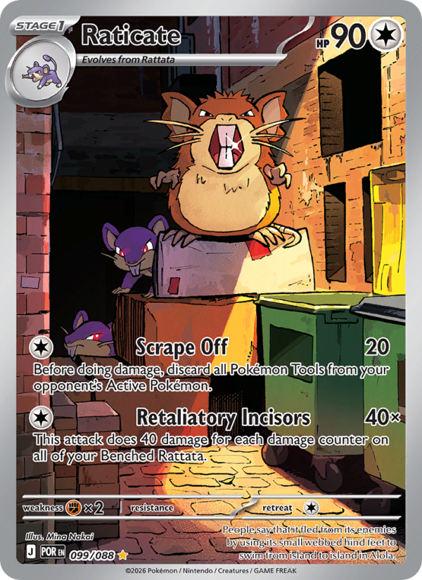 Raticate #099/088 | Perfect Order | Pokémon TCG