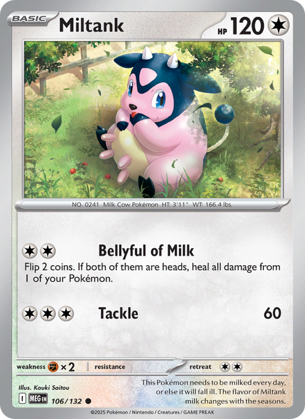 Miltank #106/132 | Mega Evolution | Pokémon TCG