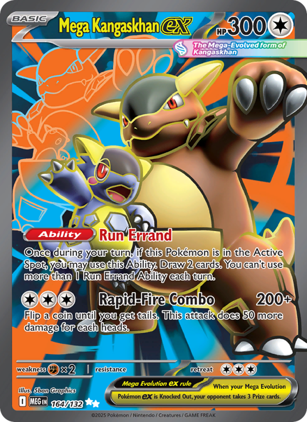 Mega Kangaskhan ex #164/132 | Mega Evolution | Pokémon TCG