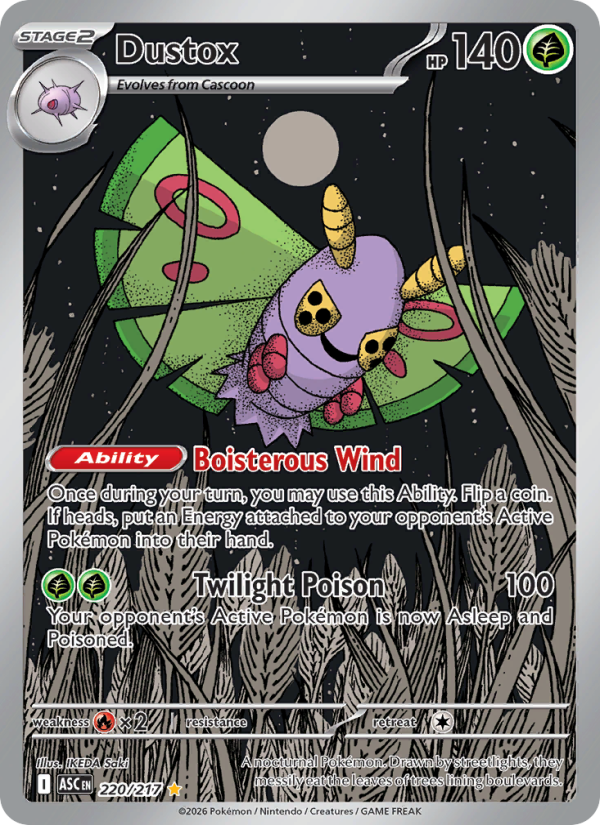 Dustox #220/217 | Ascended Heroes | Pokémon TCG