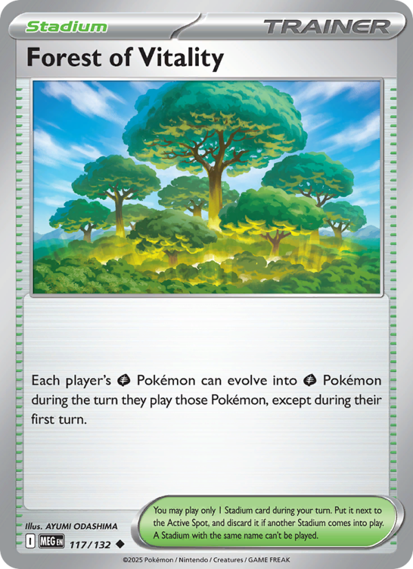 Forest of Vitality #117/132 | Mega Evolution | Pokémon TCG
