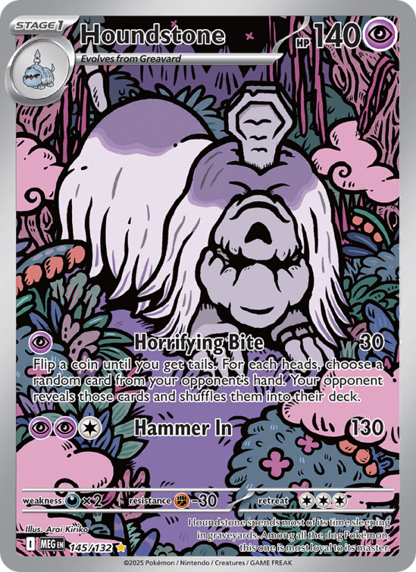 Houndstone #145/132 | Mega Evolution | Pokémon TCG
