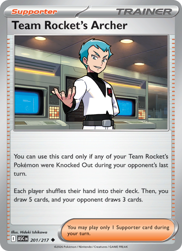 Team Rocket's Archer #201/217 | Ascended Heroes | Pokémon TCG