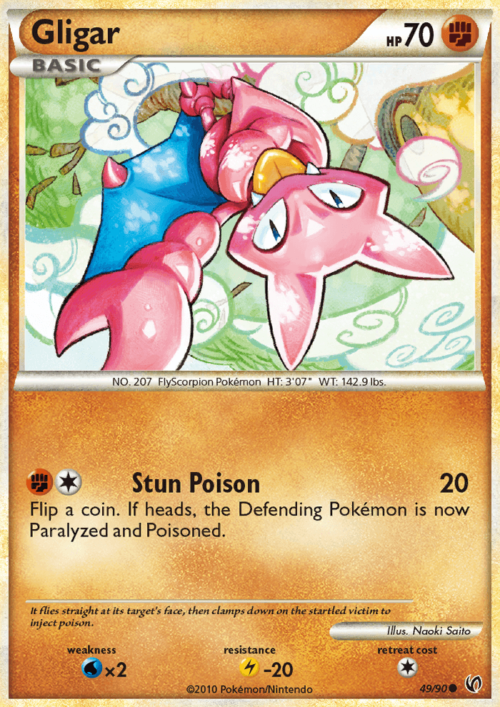Gligar #049/094 | Phantasmal Flames | Pokémon TCG