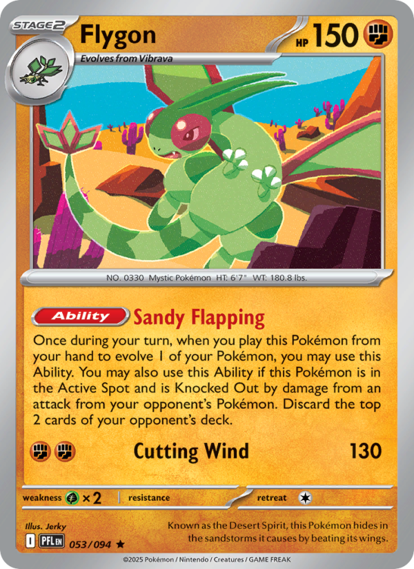 Flygon #053/094 | Phantasmal Flames | Pokémon TCG