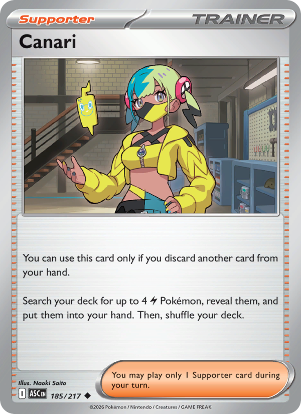 Canari #185/217 | Ascended Heroes | Pokémon TCG