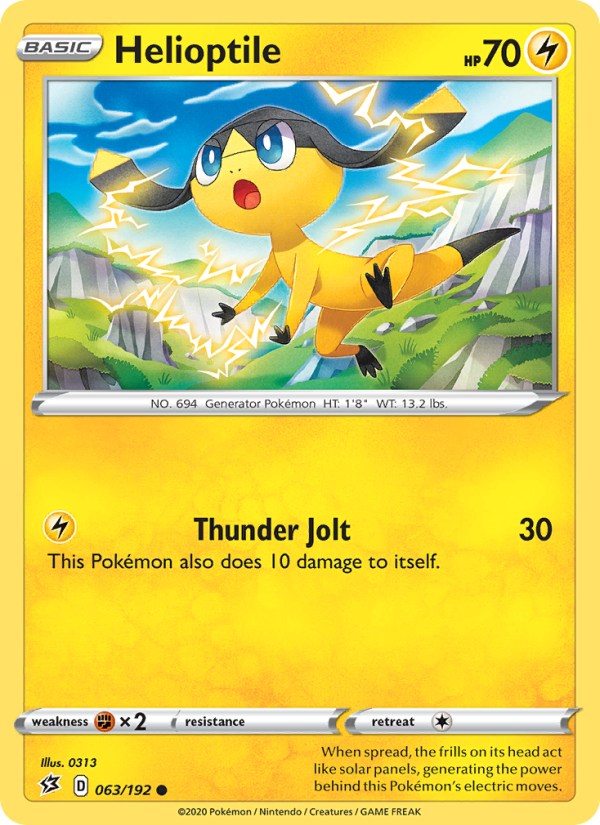 Helioptile (Quick Ball) #063/217 | Ascended Heroes | Pokémon TCG