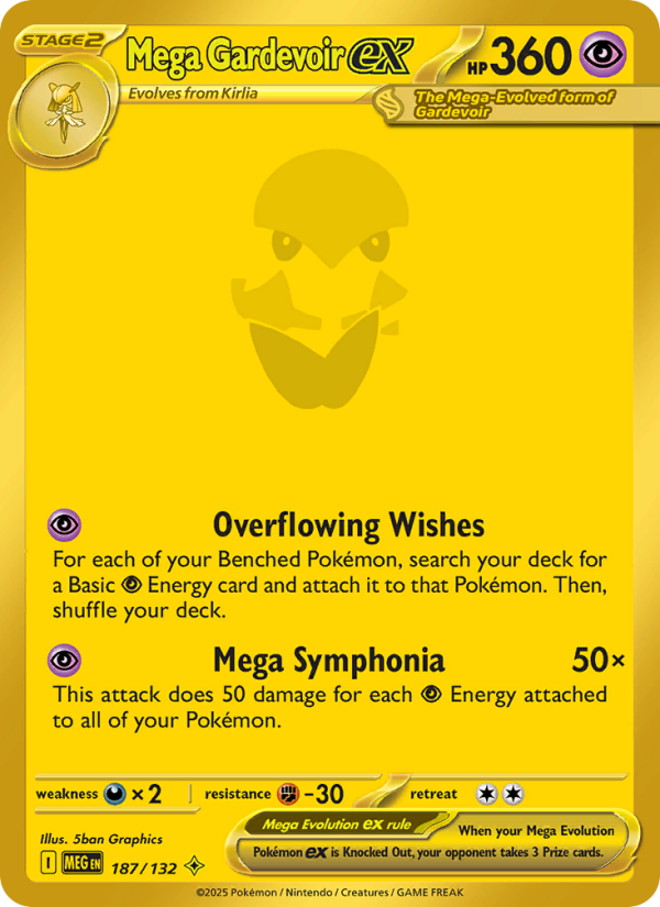 Mega Gardevoir ex #187/132 | Mega Evolution | Pokémon TCG