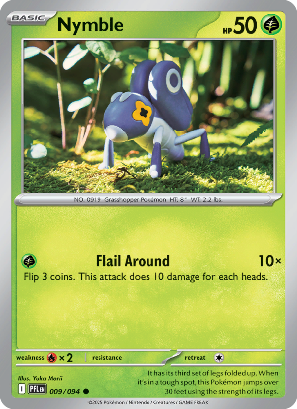 Nymble #009/094 | Phantasmal Flames | Pokémon TCG