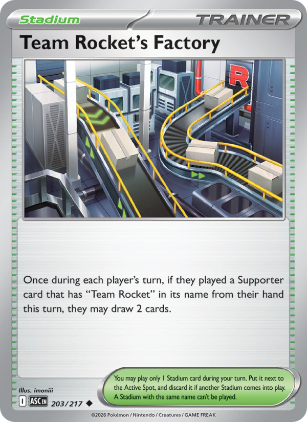 Team Rocket's Factory #203/217 | Ascended Heroes | Pokémon TCG