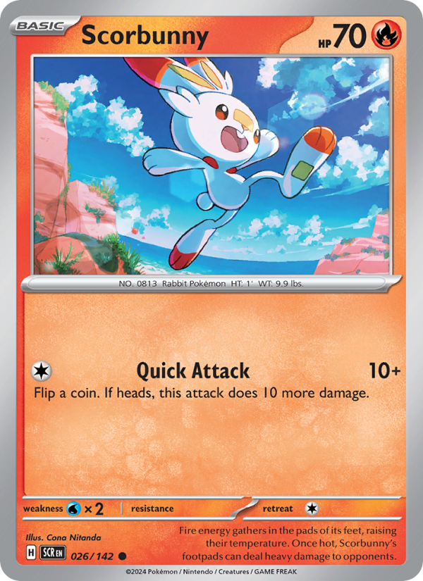 Scorbunny #026/132 | Mega Evolution | Pokémon TCG