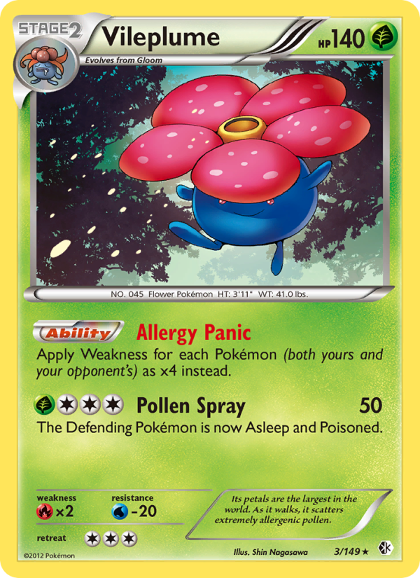 Vileplume #003/094 | Phantasmal Flames | Pokémon TCG