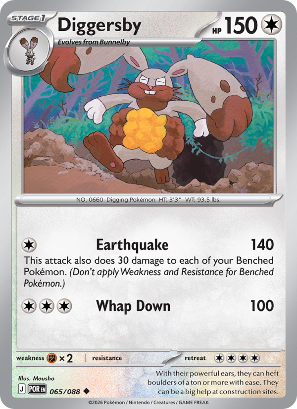 Diggersby #065/088 | Perfect Order | Pokémon TCG