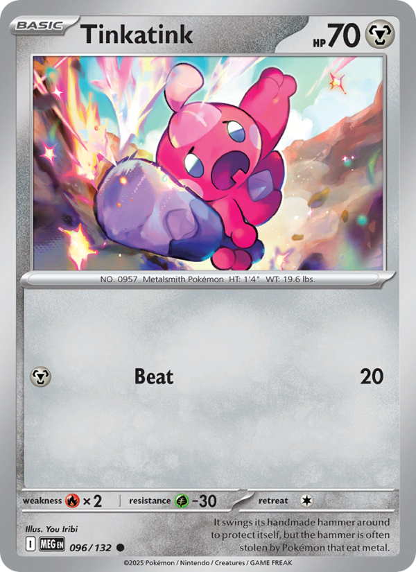 Tinkatink #096/132 | Mega Evolution | Pokémon TCG
