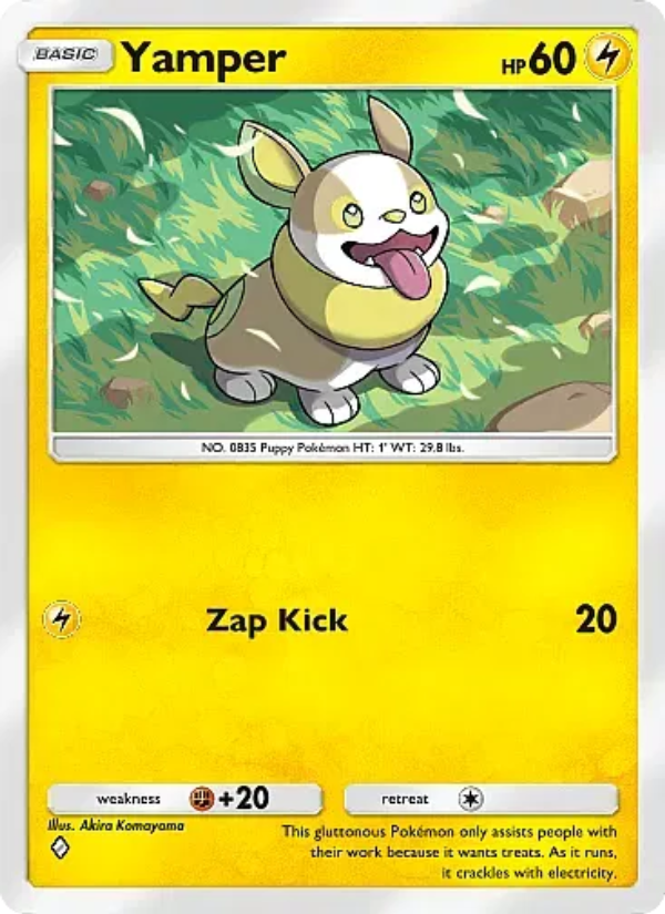 Yamper #030/094 | Phantasmal Flames | Pokémon TCG
