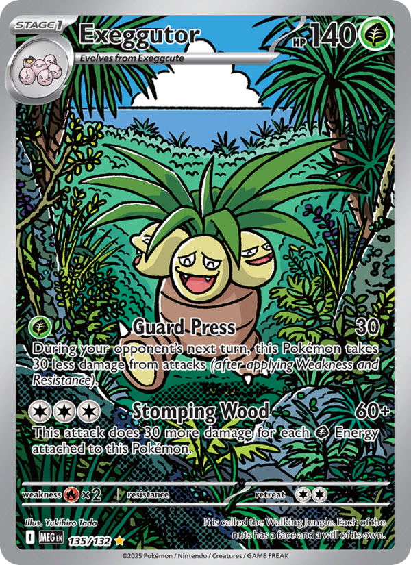 Exeggutor #135/132 | Mega Evolution | Pokémon TCG
