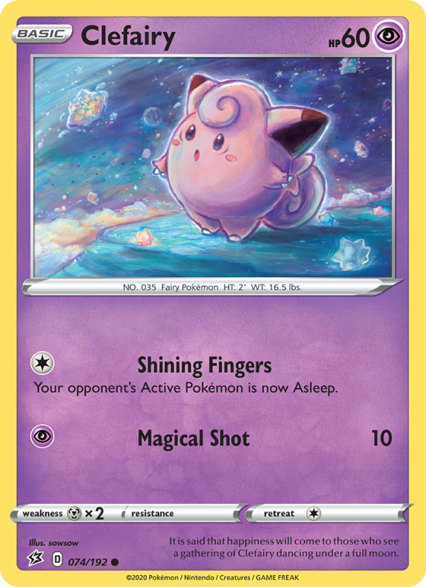 Clefairy (Energy Symbol Pattern) #074/217 | Ascended Heroes | Pokémon TCG