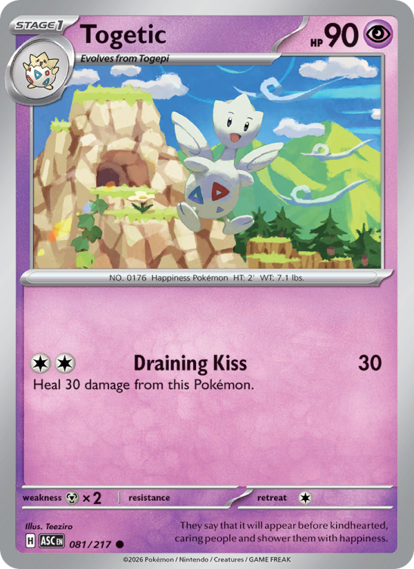 Togetic (Love Ball) #081/217 | Ascended Heroes | Pokémon TCG