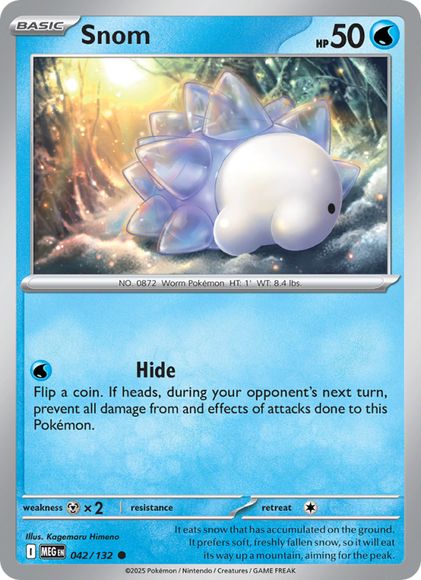 Snom #042/132 | Mega Evolution | Pokémon TCG