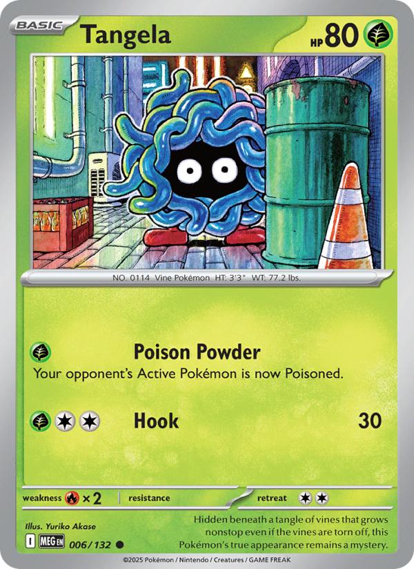 Tangela #006/132 | Mega Evolution | Pokémon TCG