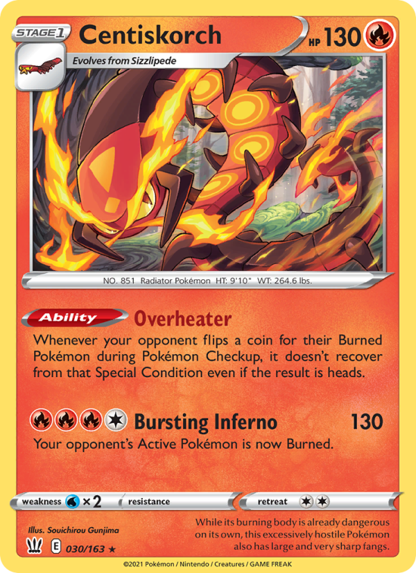 Centiskorch #030/132 | Mega Evolution | Pokémon TCG