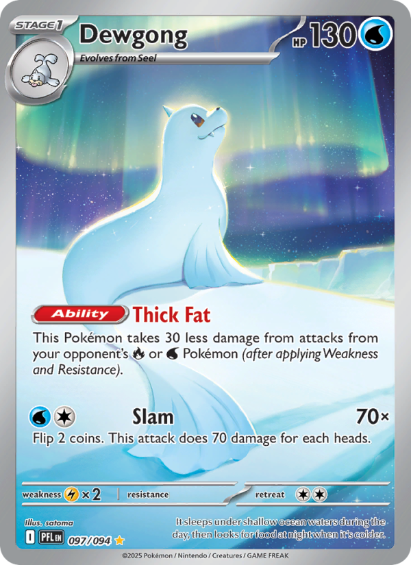 Dewgong #097/094 | Phantasmal Flames | Pokémon TCG